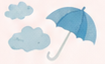 雨の日の屋内遠足イラスト